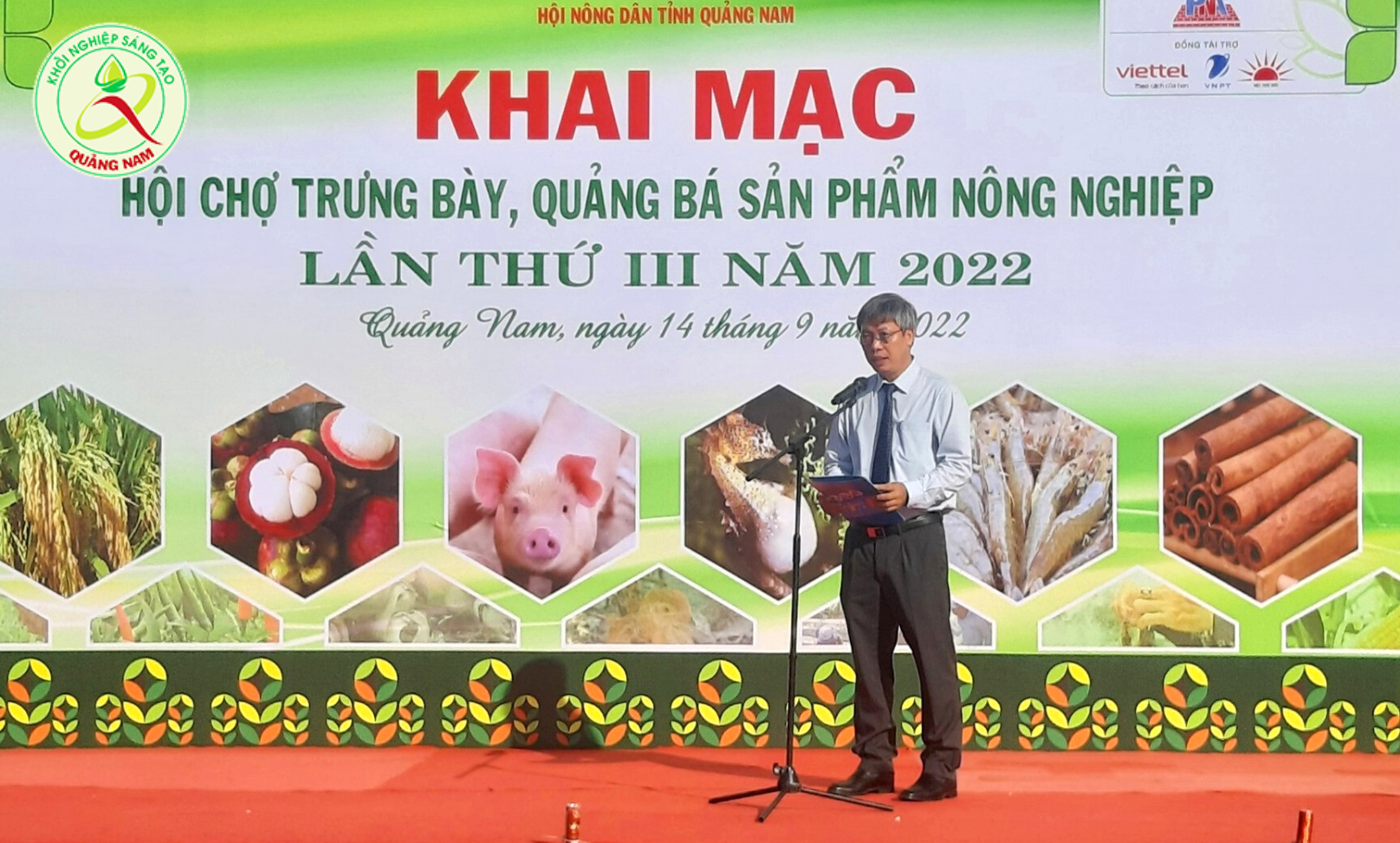 Phó Chủ tịch UBND tỉnh Hồ Quang Bửu phát biểu tại lễ khai mạc