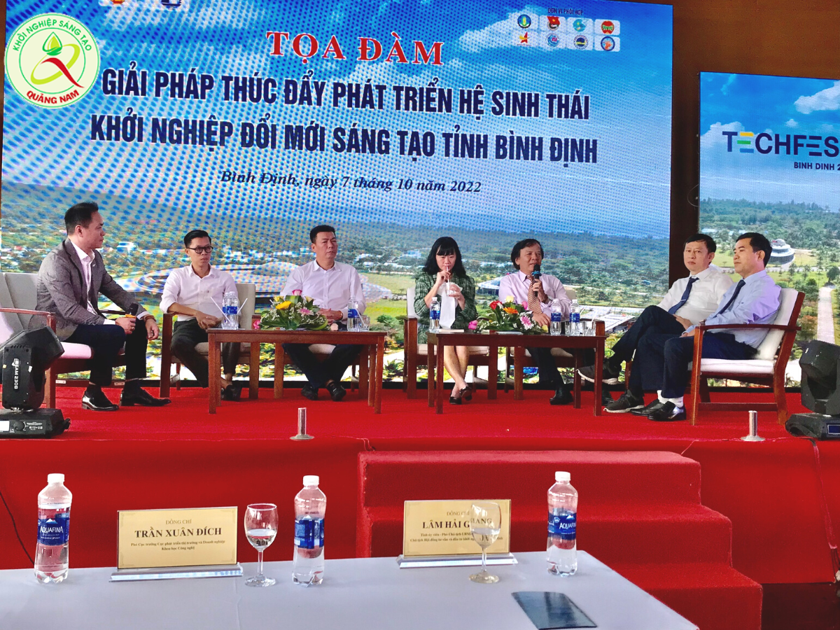 Toạ đàm Giải pháp thúc đẩy phát triển Hệ sinh thái Khởi nghiệp đổi mới sáng tạo tỉnh Bình Định