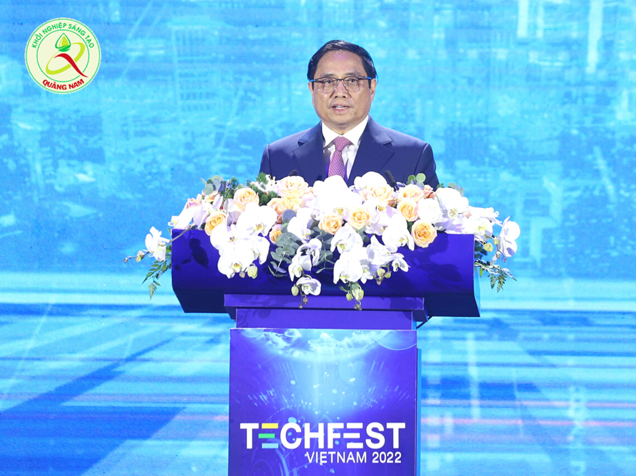 Thủ tướng Phạm Minh Chính phát biểu tại chương trình Dấu ấn TECHFEST VIET NAM 2022