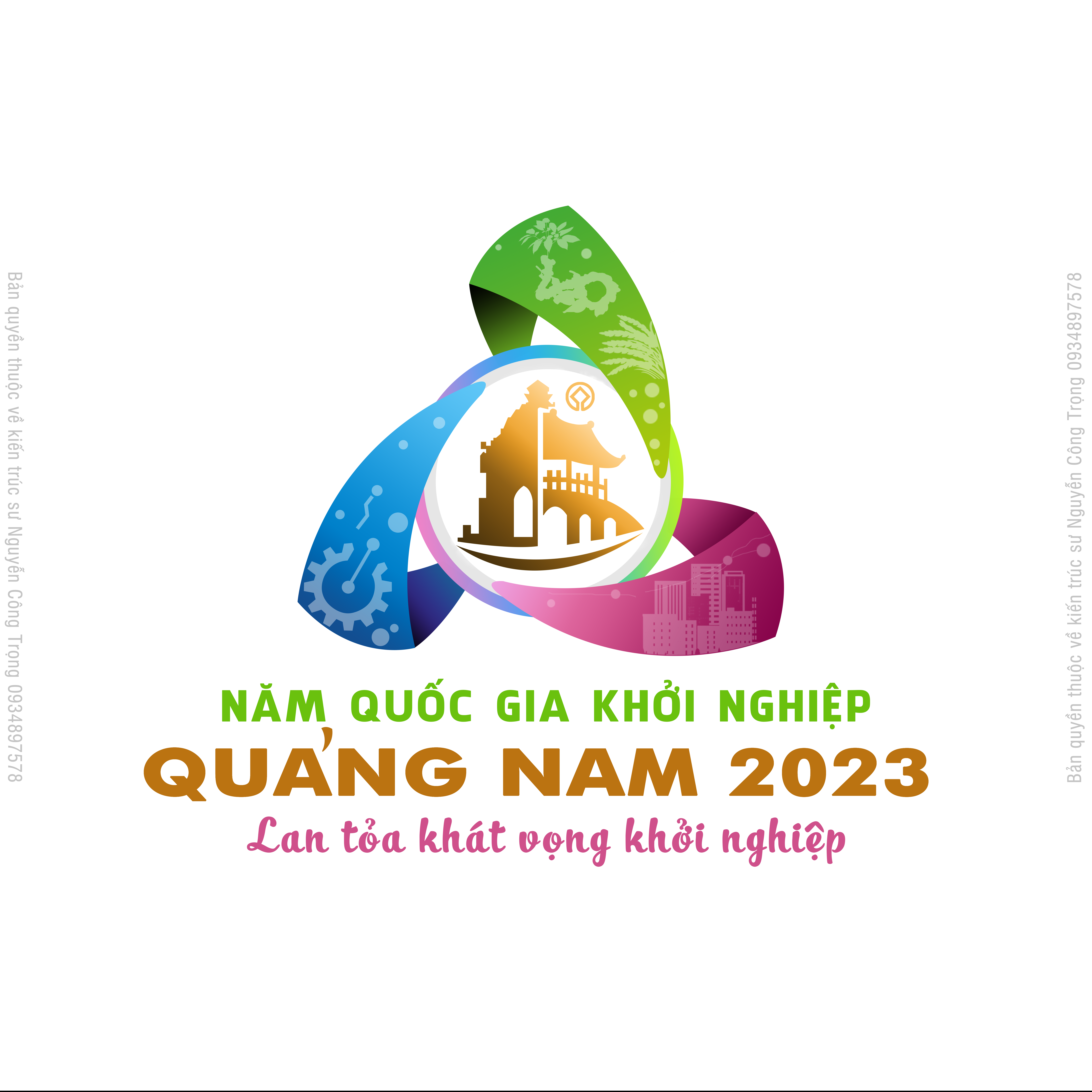 Logo Năm quốc gia khởi nghiệp - Quảng Nam 2023